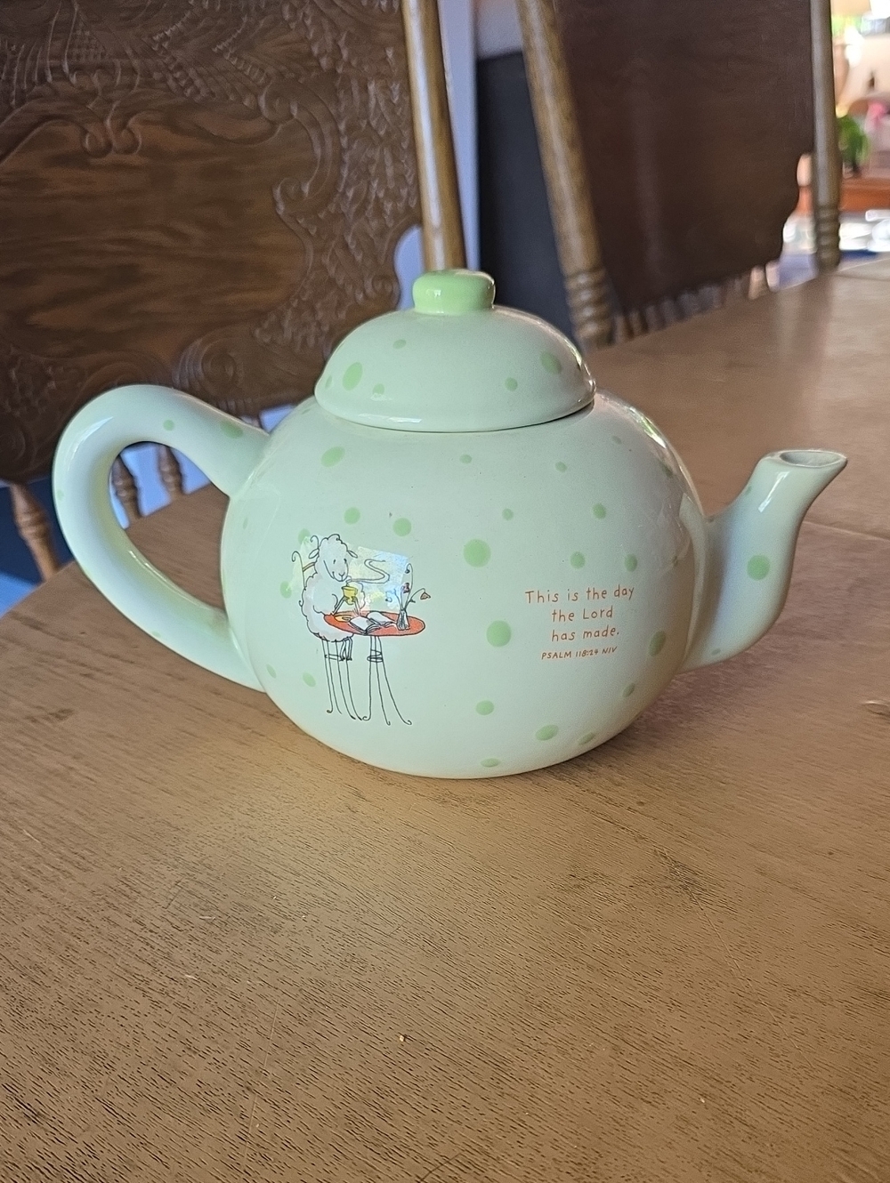 Vintage DaySpring "Really Woolly" ceramic teapot